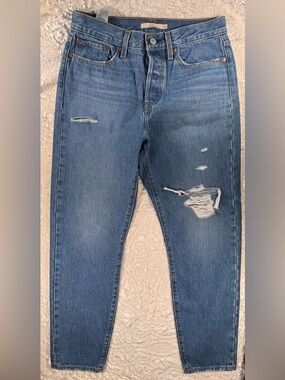 Levi's Women's “wedgie” Ripped Jeans